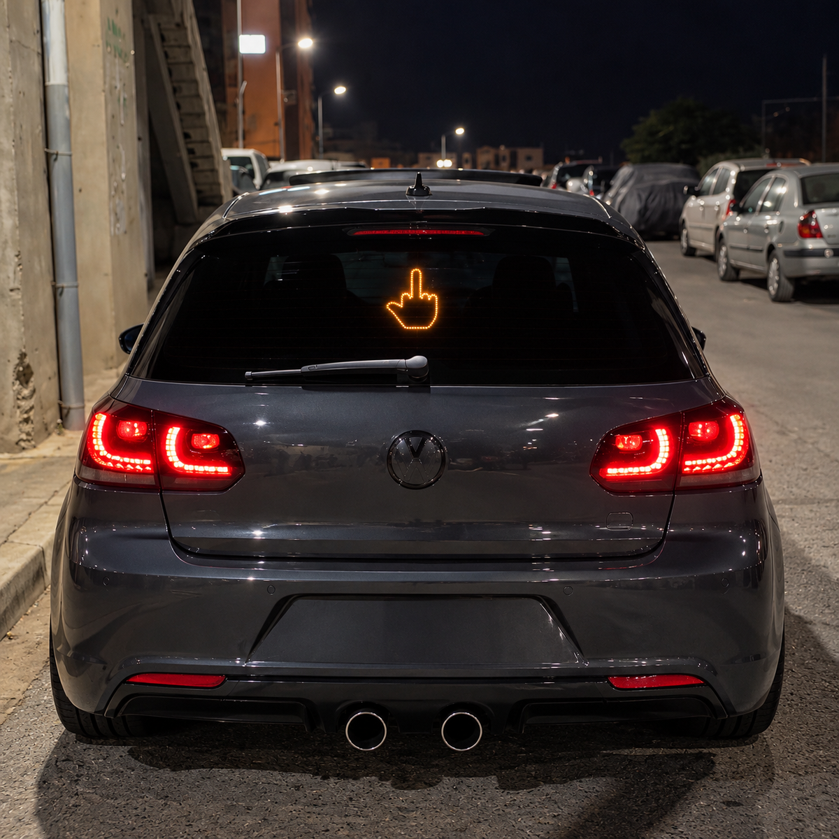 Clakzi – Main LED gestuelle pour voiture avec télécommande